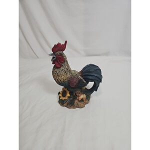 Vintage Rooster Resin Figurine Decore